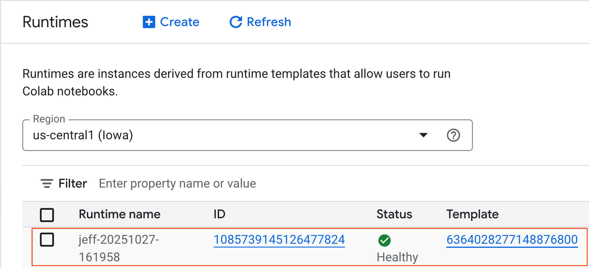 Çalışma zamanının kullanıma hazır olup olmadığını kontrol eder.