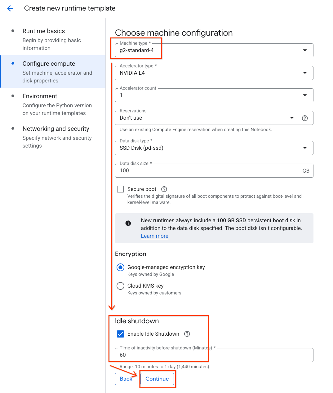 הגדרת סוג המכונה של תבנית זמן הריצה