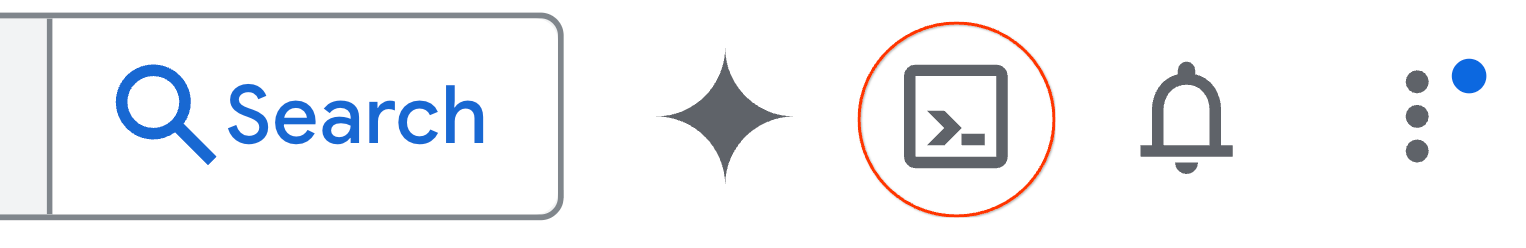 Cloud Shell खोलें