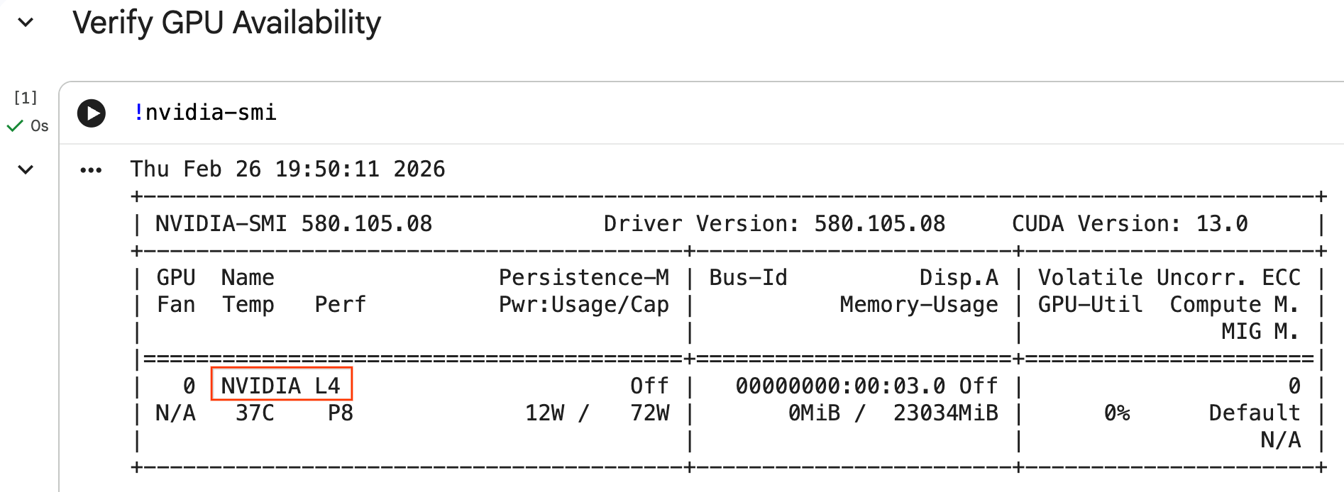 GPU সক্রিয় আছে কিনা যাচাই করুন
