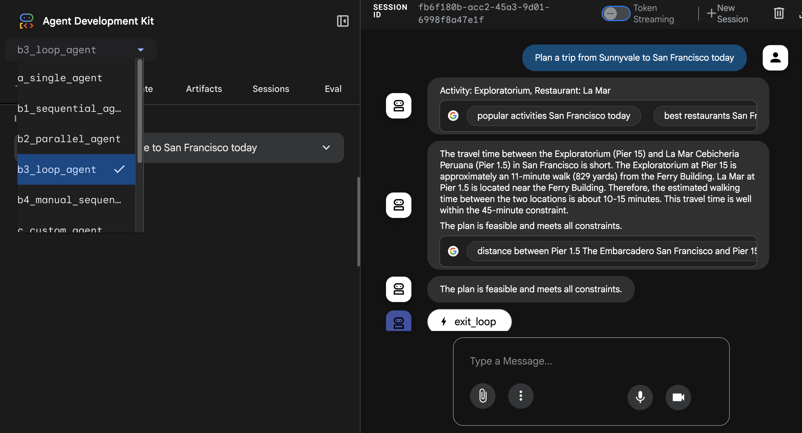 লুপ এজেন্টদের ট্রেসিং ছবি