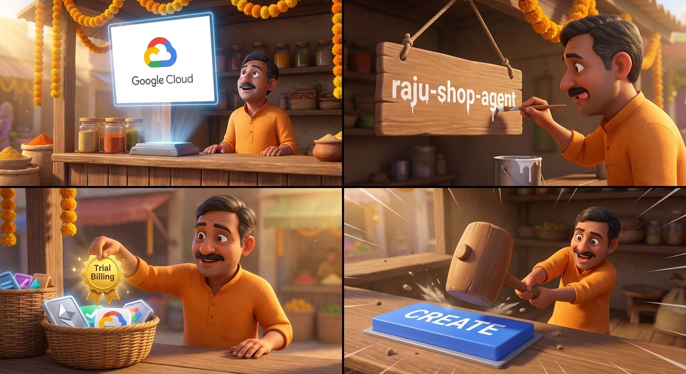 مرحله ۲: ایجاد پروژه