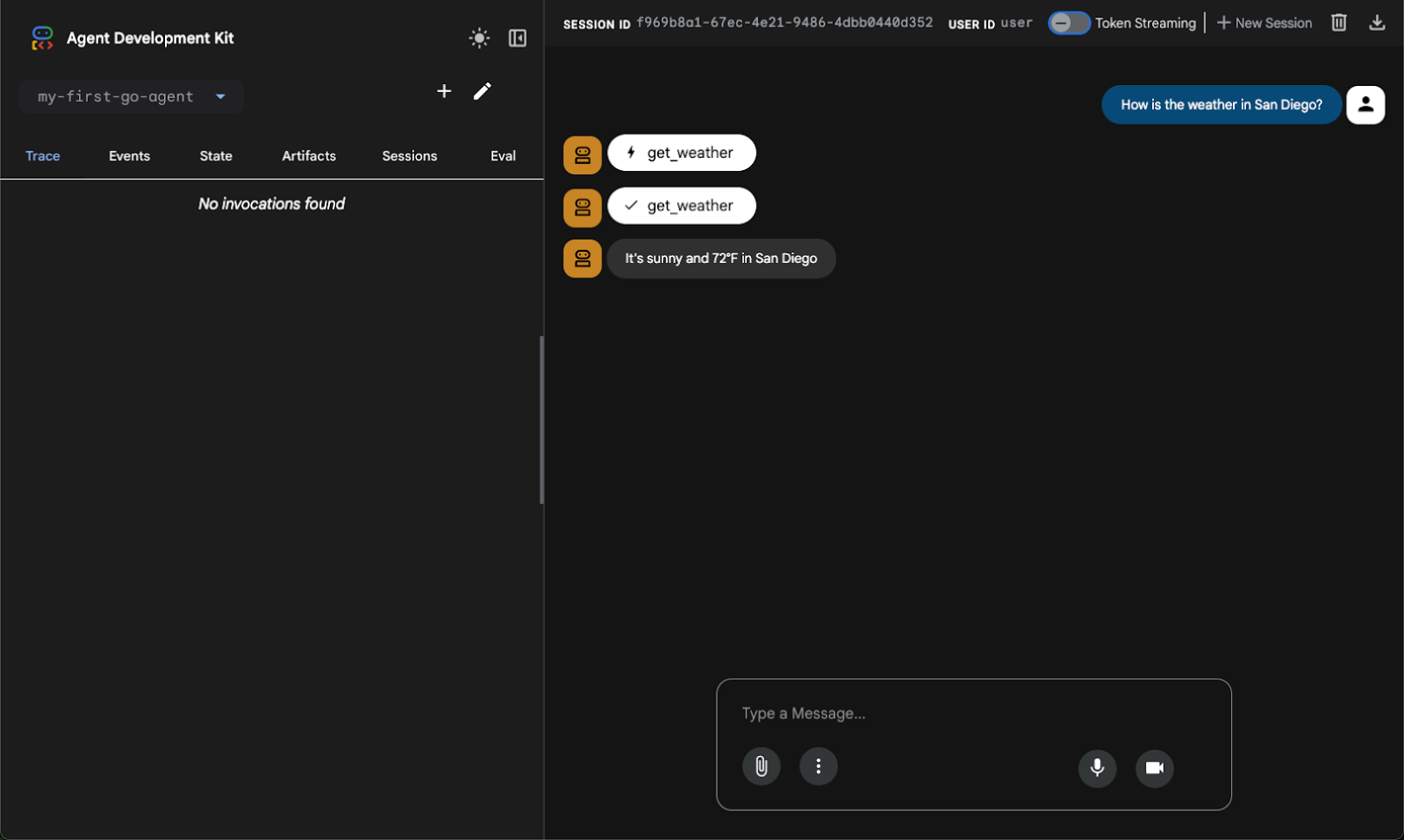 UI ของ Playground