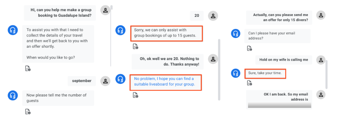 Indiquer un nombre de clients supérieur à 15 Indiquer un nombre de clients supérieur à 15