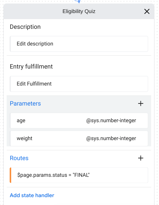 Eligibility form