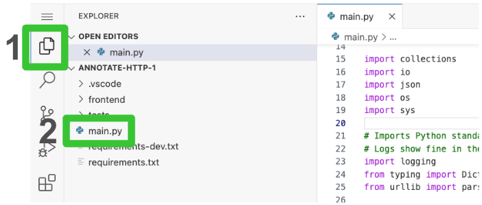 Buka file Explorer dengan mengklik logo Duet AI