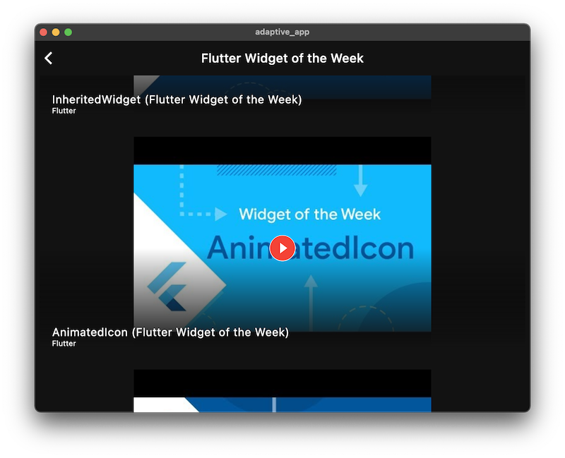 macOS पर किसी प्लेलिस्ट में मौजूद वीडियो