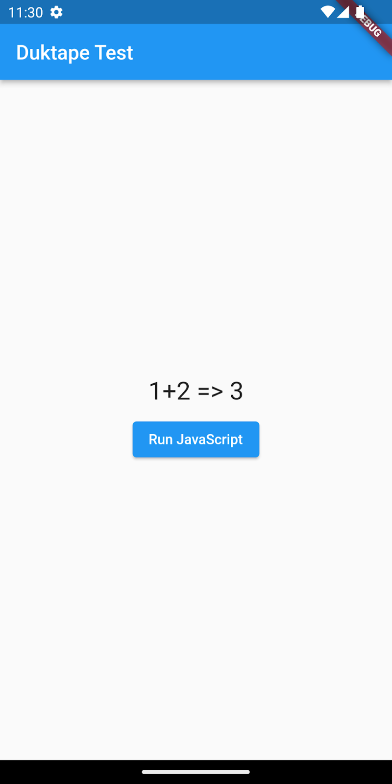 הצגת הפלט של Duktape JavaScript באמולטור Android