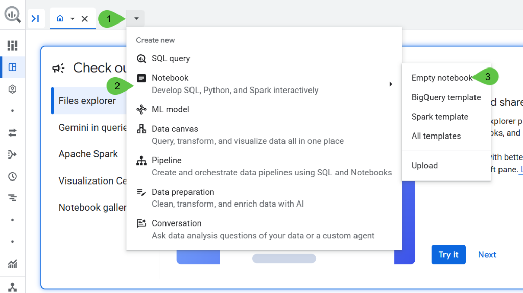 สร้าง Notebook ใหม่