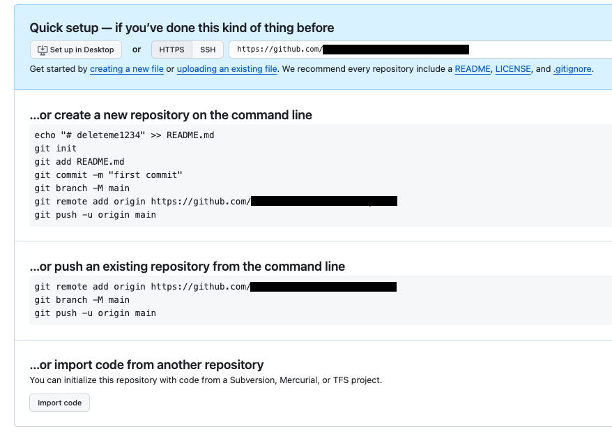 Empty GitHub repo instructions