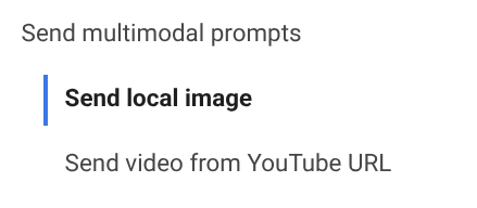 Çok modlu istemler için kod hücreleri