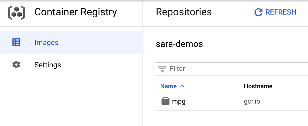 معاينة Container Registry