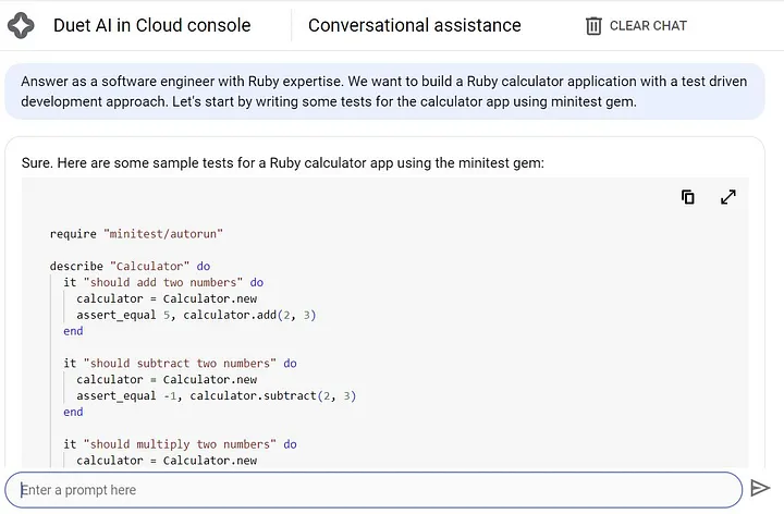 Baseline Reference Image for the Test Case