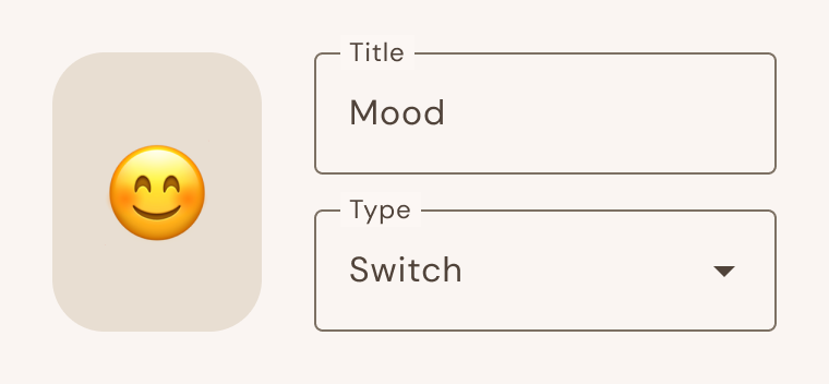 Diseño para el componente de configuración de Switch