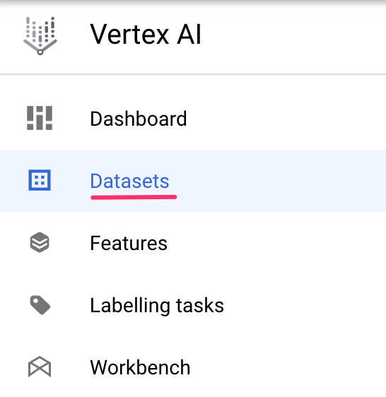 Selecciona Conjuntos de datos