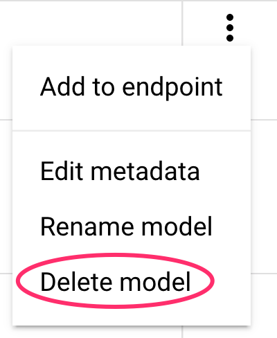 Delete model