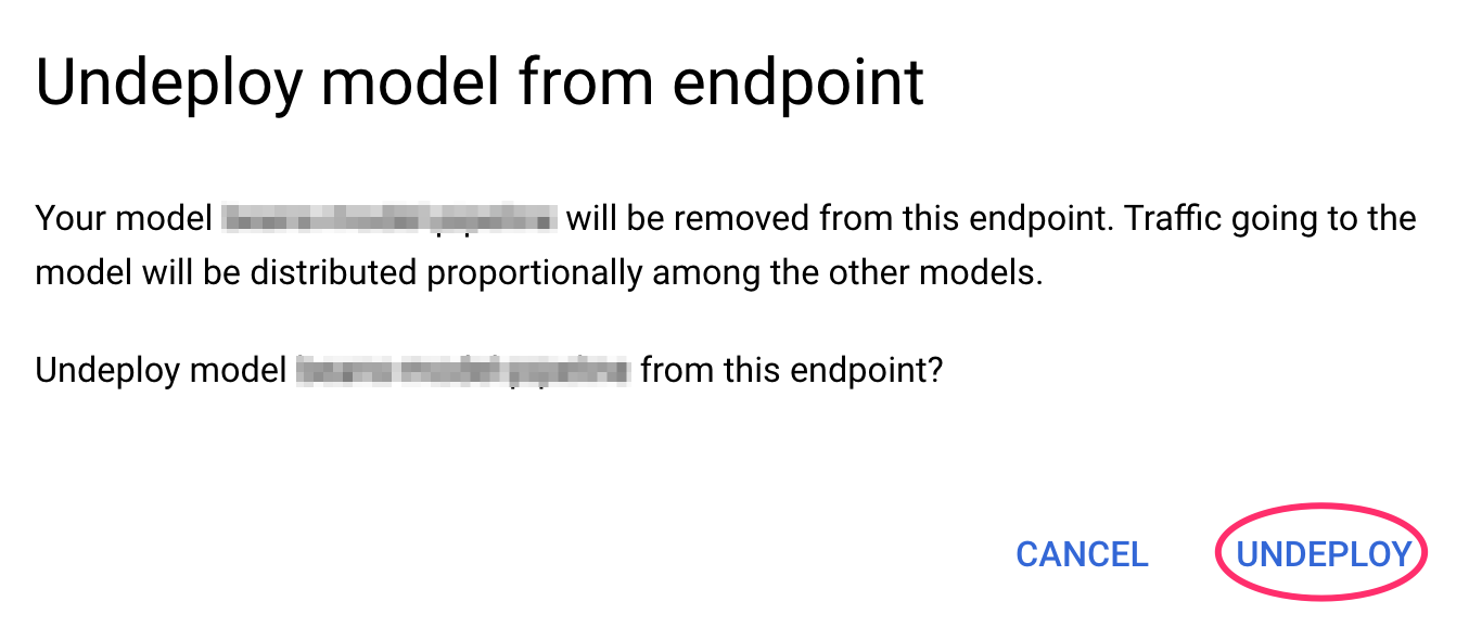 Batalkan deployment model